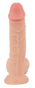 Nature Skin Dildo with movable Skin · realistické dildo s pohyblivou kůží · 19 cm
