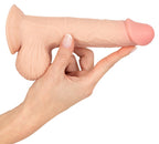 Nature Skin Dildo with movable Skin · realistické dildo s pohyblivou kůží · 19 cm