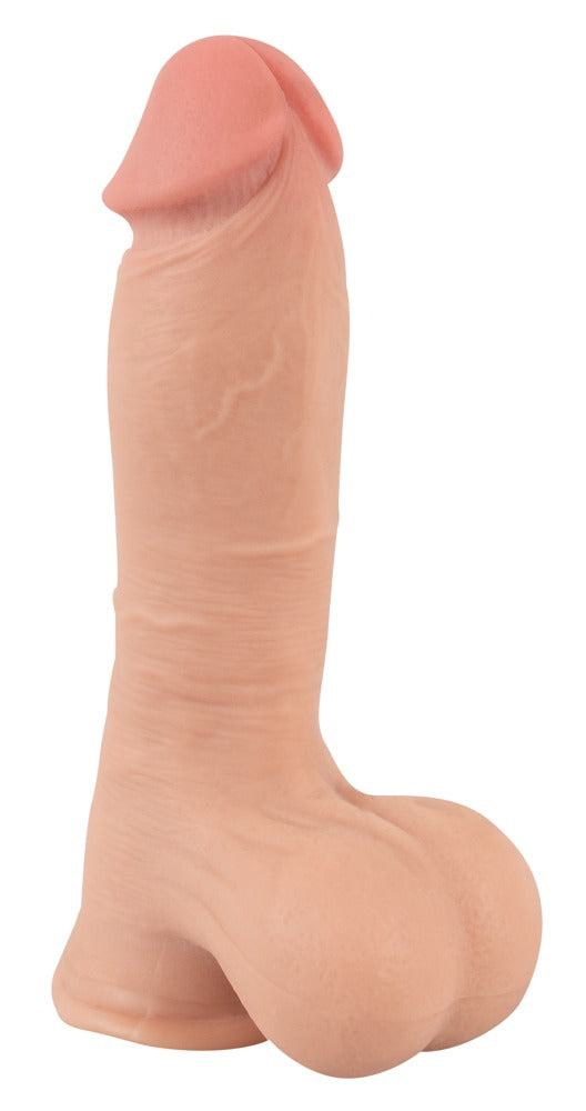 Nature Skin Dildo with movable Skin · realistické dildo s pohyblivou kůží · 20 cm