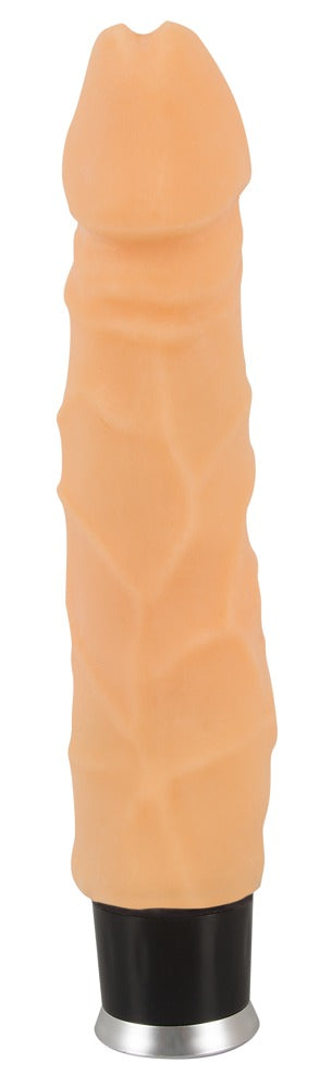 Nature Skin Big Vibe · realistický vibrátor 23 cm · světle tělová