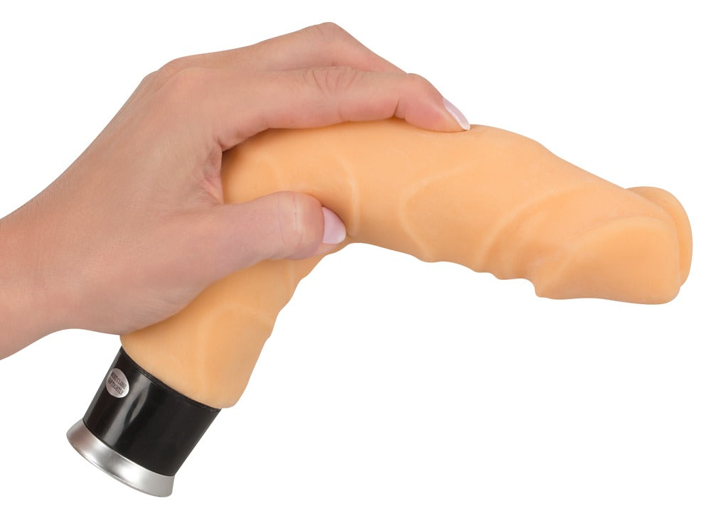 Nature Skin Big Vibe · realistický vibrátor 23 cm · světle tělová