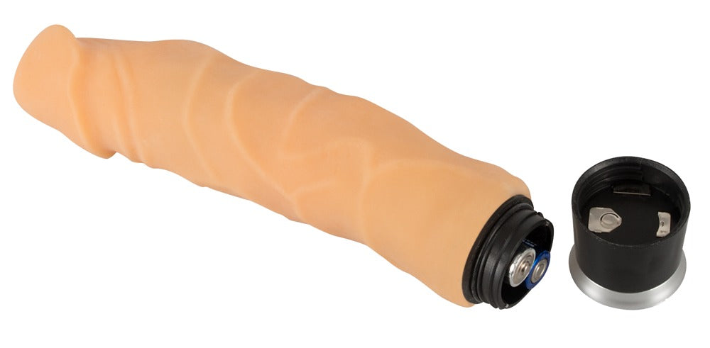 Nature Skin Big Vibe · realistický vibrátor 23 cm · světle tělová