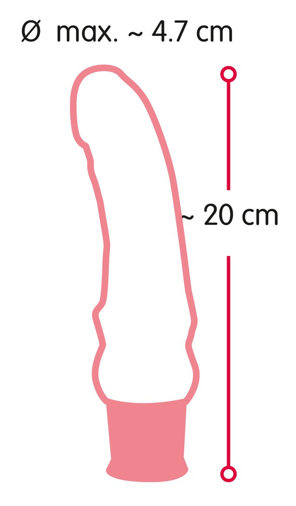 Nature Skin Real Vibe · realistický vibrátor 20 cm