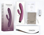 Svakom Avery · rabbit vibrátor s přirážením · lila
