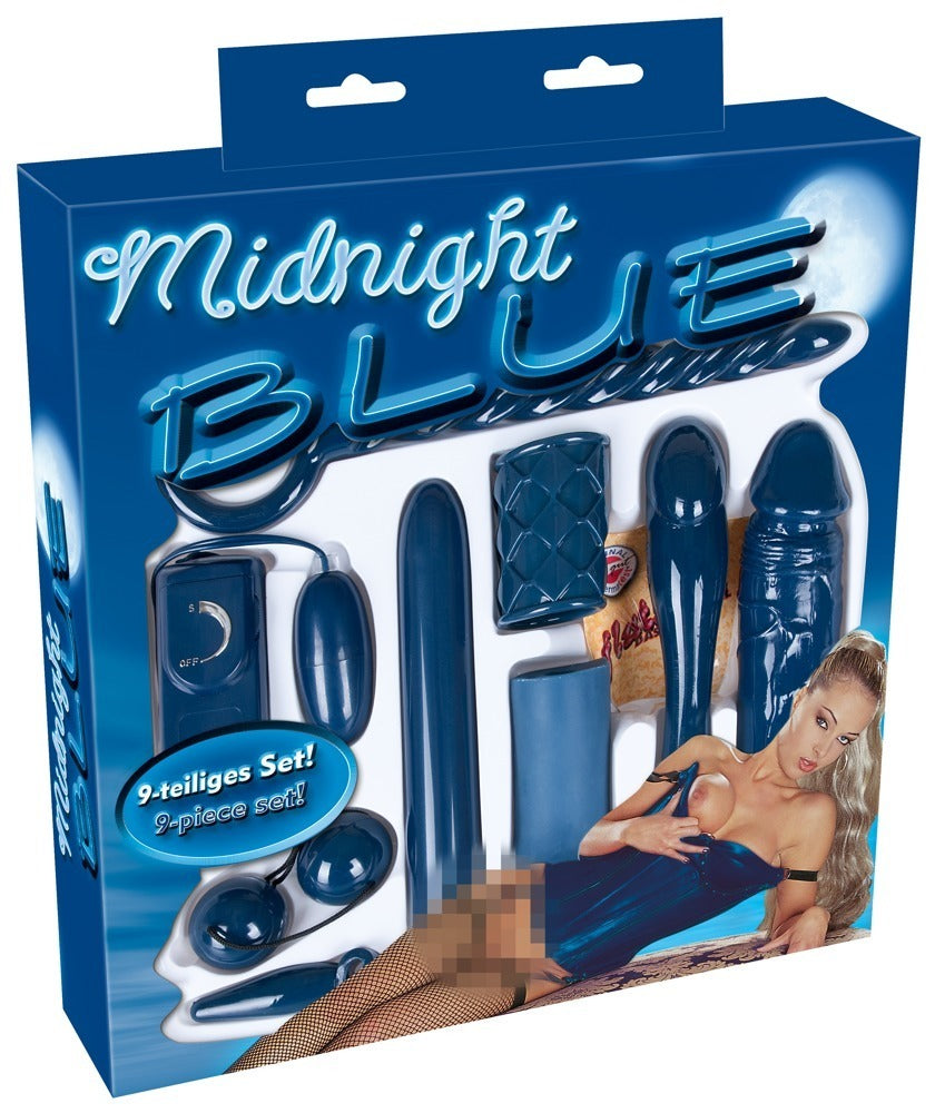 You2Toys Midnight Blue Set · devítidílná sada erotických hraček