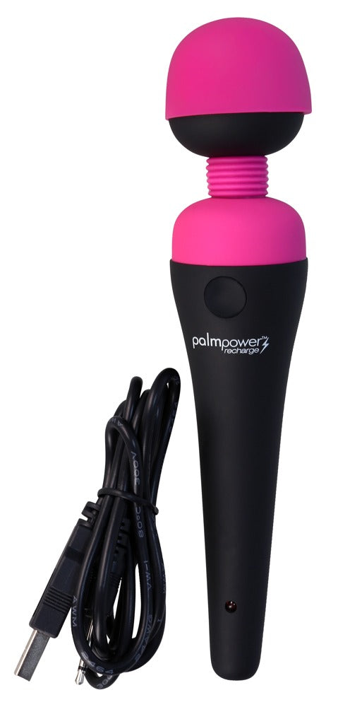 Palmpower Recharge · nabíjecí masážní hlavice, růžová