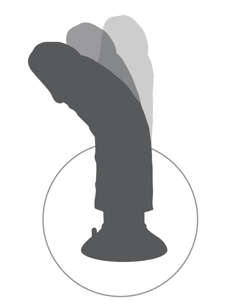 King Cock 7 Vibrating Cock with Balls · vibrátor s varlaty