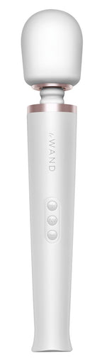 Le Wand Rechargeable Vibrating Massager · masážní hlavice · perleťově bílá