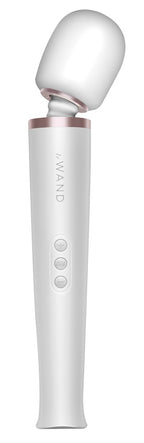 Le Wand Rechargeable Vibrating Massager · masážní hlavice · perleťově bílá