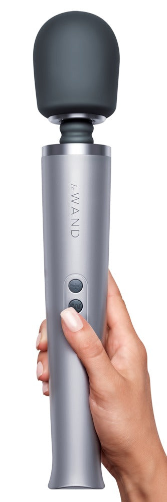 Le Wand Rechargeable Vibrating Massager · masážní hlavice · šedá