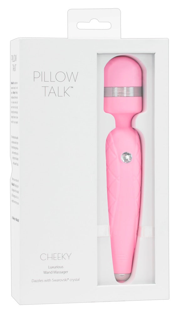 Pillow Talk Cheeky · vibrační masážní hlavice, růžová