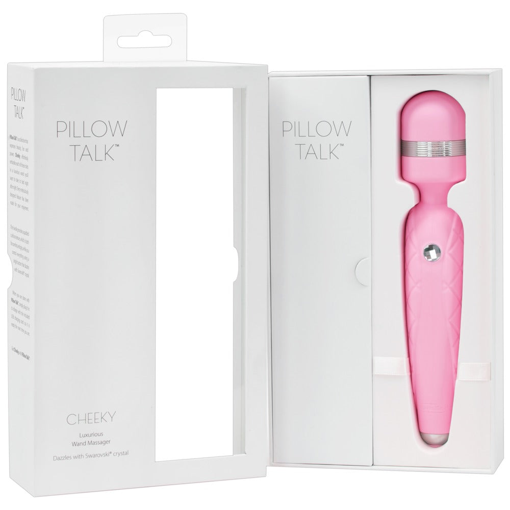 Pillow Talk Cheeky · vibrační masážní hlavice, růžová