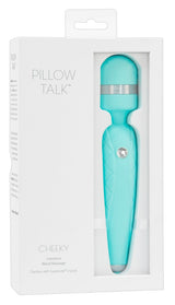 Pillow Talk Cheeky · vibrační masážní hlavice, tyrkysová