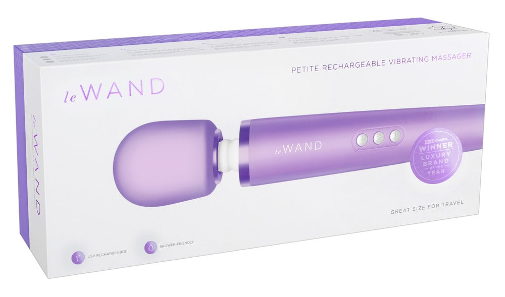 Le Wand Petite · masážní hlavice · fialová