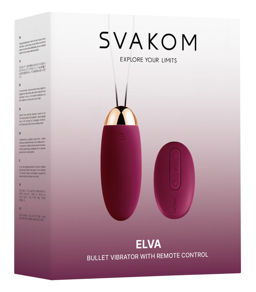 Svakom Elva · vibrační vajíčko s dálkovým ovládáním · fialová