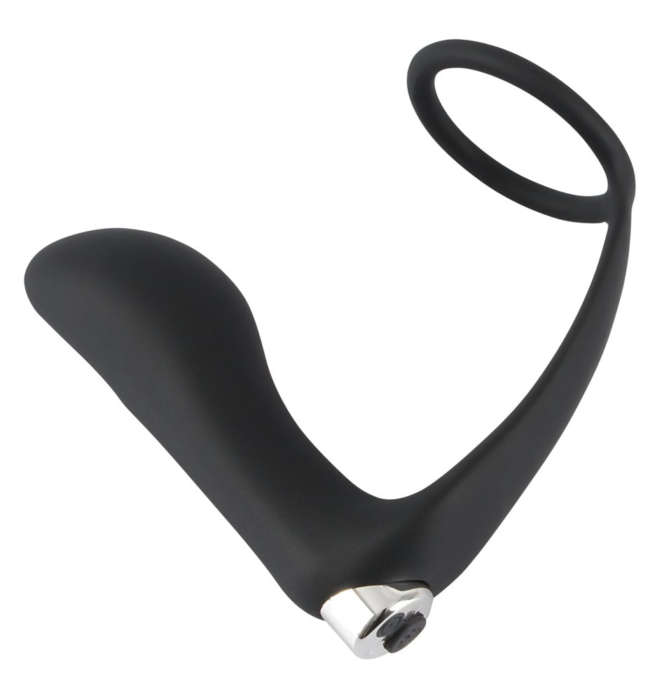 Black Velvets Vibrating Ring & Plug · anální kolík s erekčním kroužkem