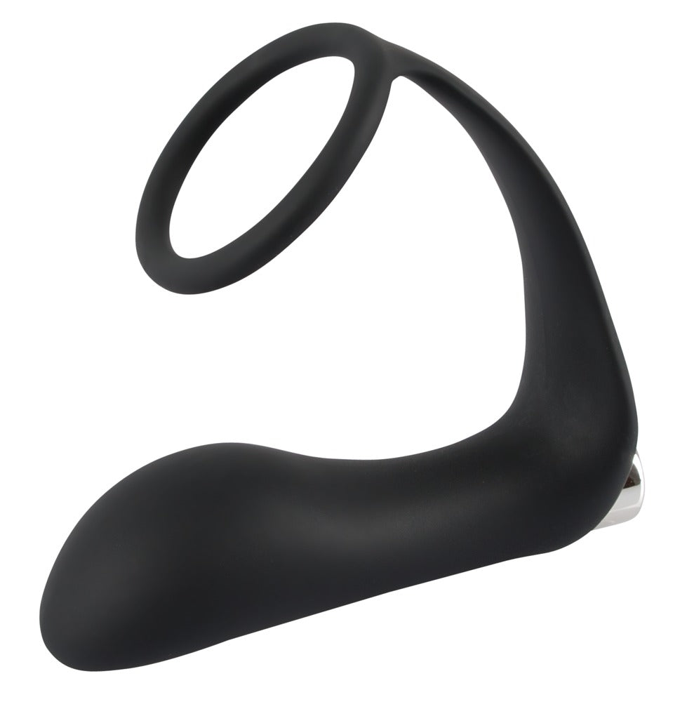 Black Velvets Vibrating Ring & Plug · anální kolík s erekčním kroužkem