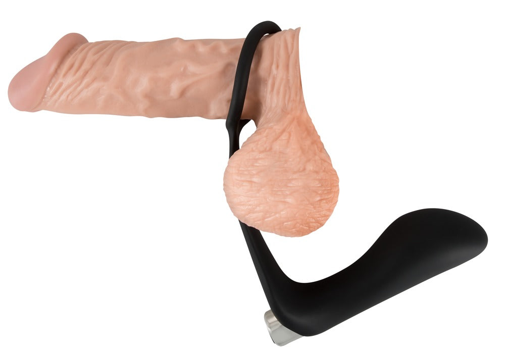 Black Velvets Vibrating Ring & Plug · anální kolík s erekčním kroužkem