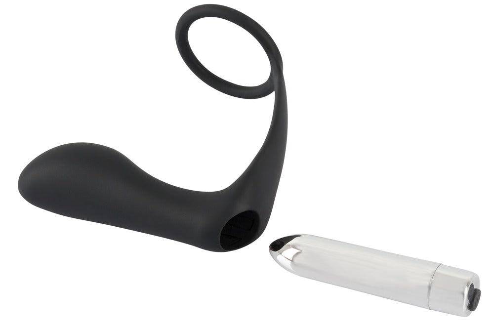 Black Velvets Vibrating Ring & Plug · anální kolík s erekčním kroužkem