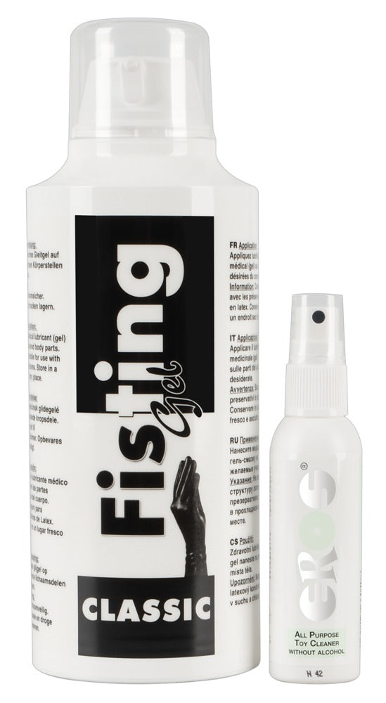 Fisting Gel + Cleaner · gel pro fisting a čistič pomůcek, 500 ml