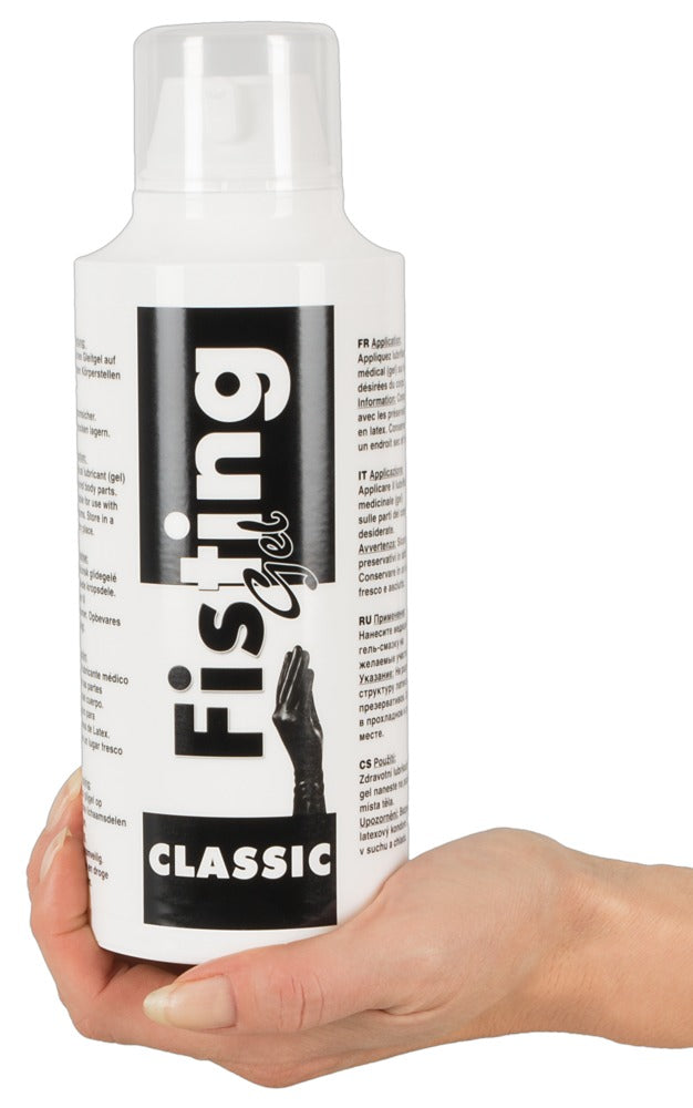 Fisting Gel + Cleaner · gel pro fisting a čistič pomůcek, 500 ml