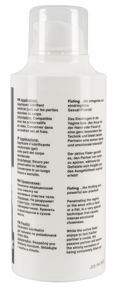 Fisting Gel + Cleaner · gel pro fisting a čistič pomůcek, 500 ml