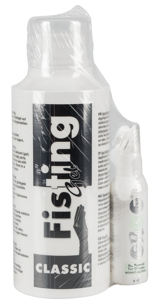 Fisting Gel + Cleaner · gel pro fisting a čistič pomůcek, 500 ml
