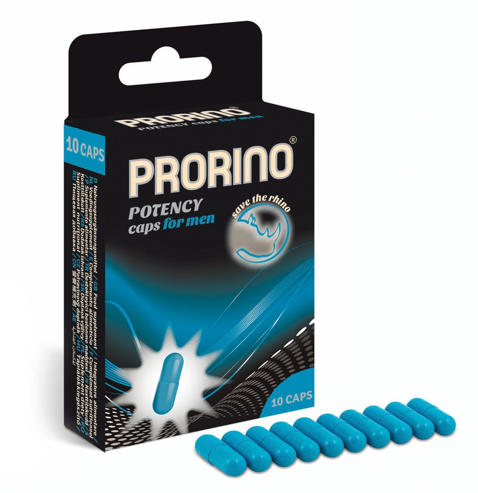Prorino Potency Caps · doplněk stravy pro muže (10 ks)