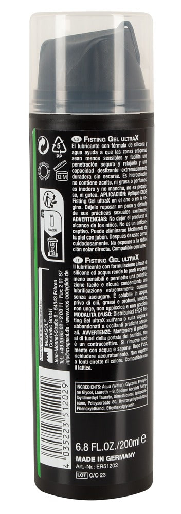 Eros Fisting Gel UltraX · lubrikační gel pro fisting, 200 ml