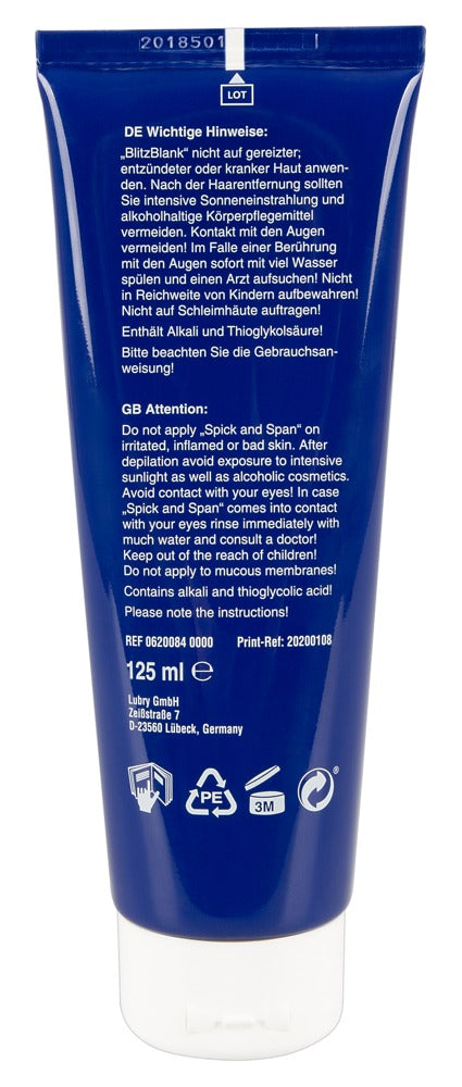 BlitzBlank · depilační krém 125 ml