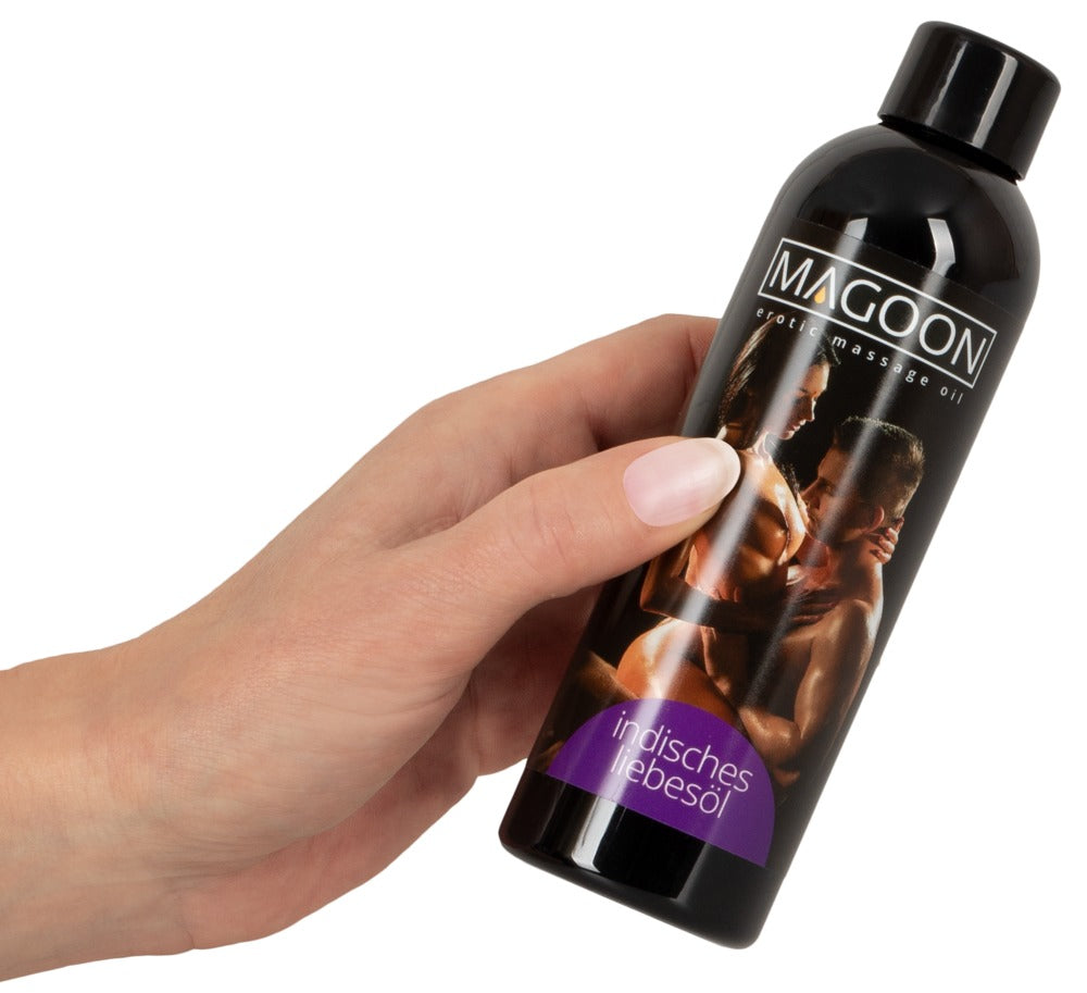 Magoon Indian · erotický masážní olej s mandlovou vůní, 200 ml