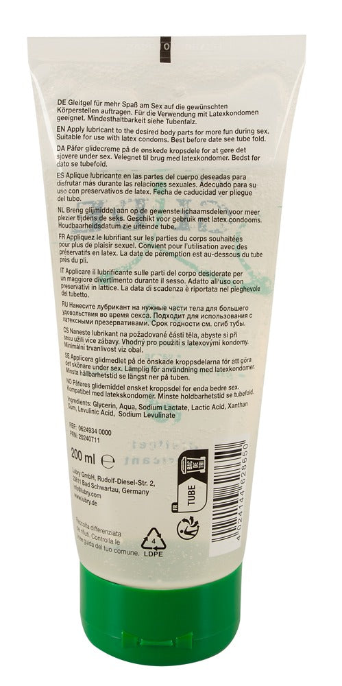 Just Glide Bio · lubrikační gel na vodní bázi · 200 ml