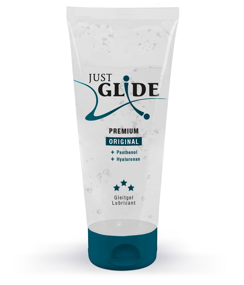 Just Glide Premium · lubrikační gel s hyaluronem, 200 ml