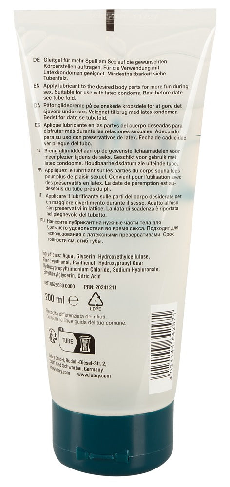 Just Glide Premium · lubrikační gel s hyaluronem, 200 ml