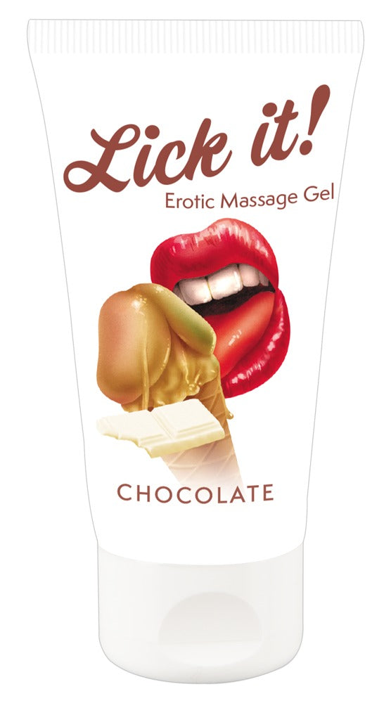 Lick it! Chocolate 50 ml · masážní gel s příchutí čokolády