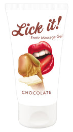 Lick it! Chocolate 50 ml · masážní gel s příchutí čokolády