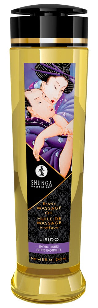 Shunga Erotic Massage Oil Libido · masážní olej 240 ml, exotické ovoce