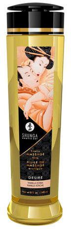 Shunga Erotic Massage Oil Desire · masážní olej, vanilka, 240 ml