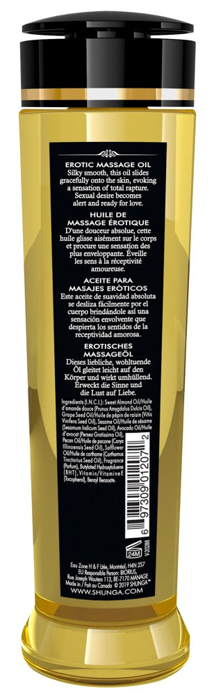Shunga Erotic Massage Oil Desire · masážní olej, vanilka, 240 ml