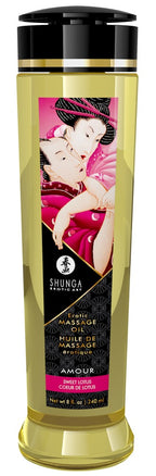 Shunga Erotic Massage Oil Amour · masážní olej 240 ml, sladký lotos