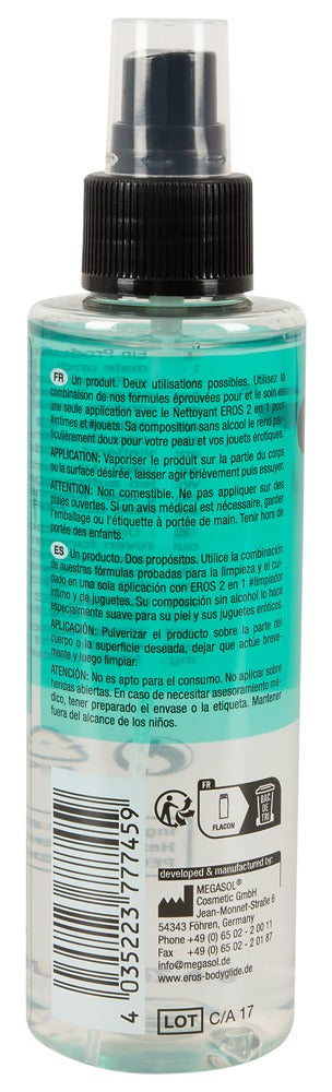 Eros 2in1 intimate & toy 150 ml · čisticí sprej na intimní partie i pomůcky