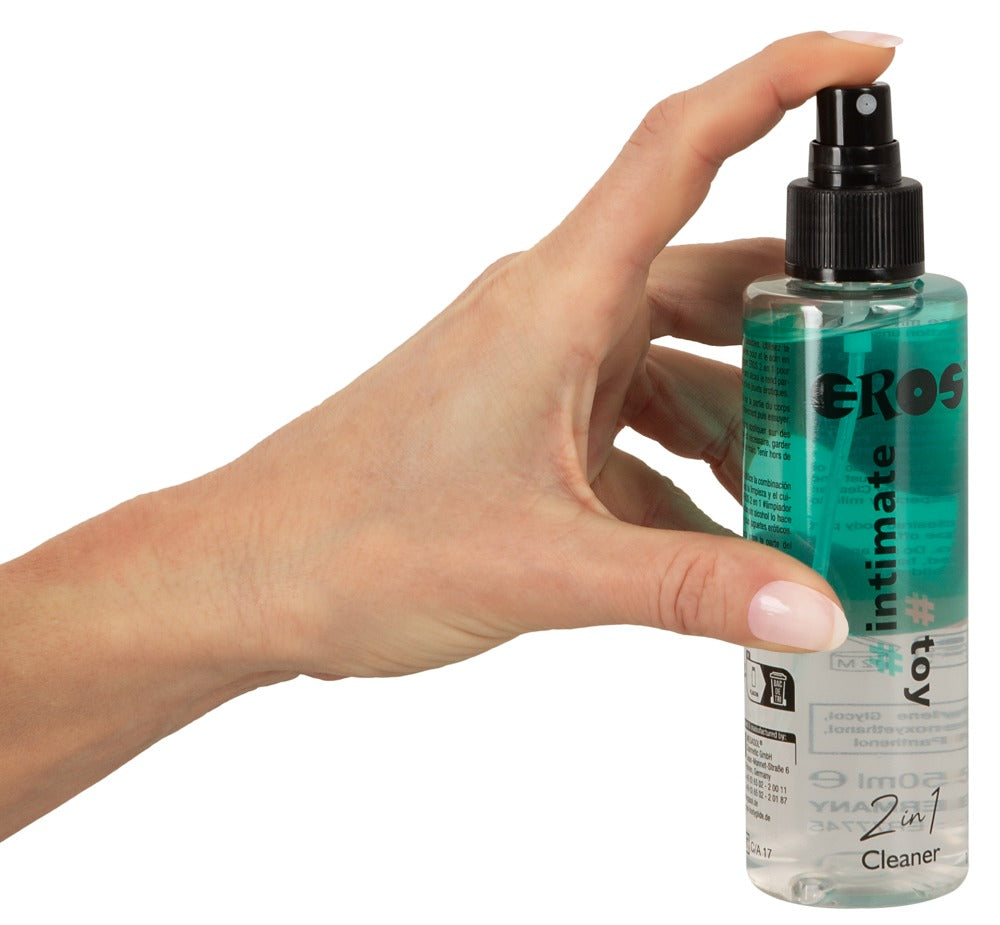 Eros 2in1 intimate & toy 150 ml · čisticí sprej na intimní partie i pomůcky