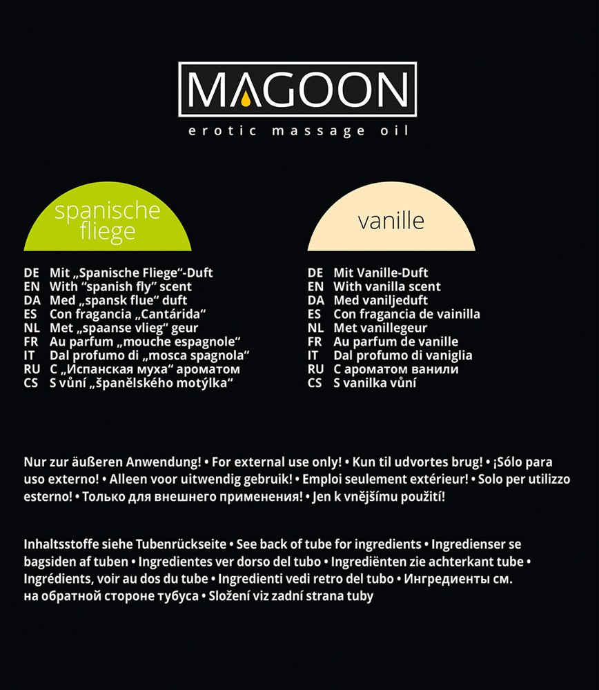 Magoon sada masážních olejů (6 ks) · 6 × 50 ml