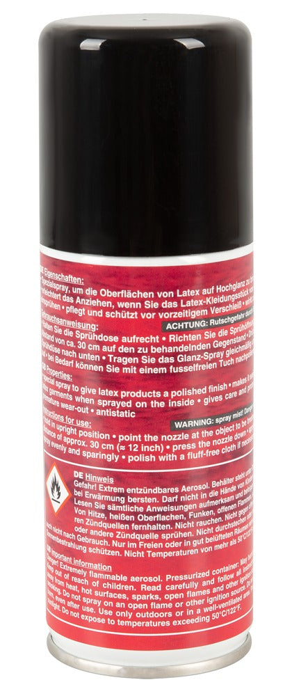 Late X lesk na latex ve spreji · péče o latex a lak · 100 ml