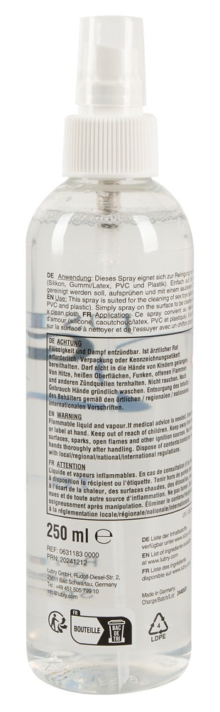 Just Glide Cleaner · čisticí sprej na erotické pomůcky, 250 ml