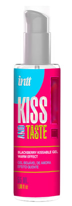 Intt Kiss and Taste! · jedlý hřejivý gel s příchutí ostružiny 55 ml
