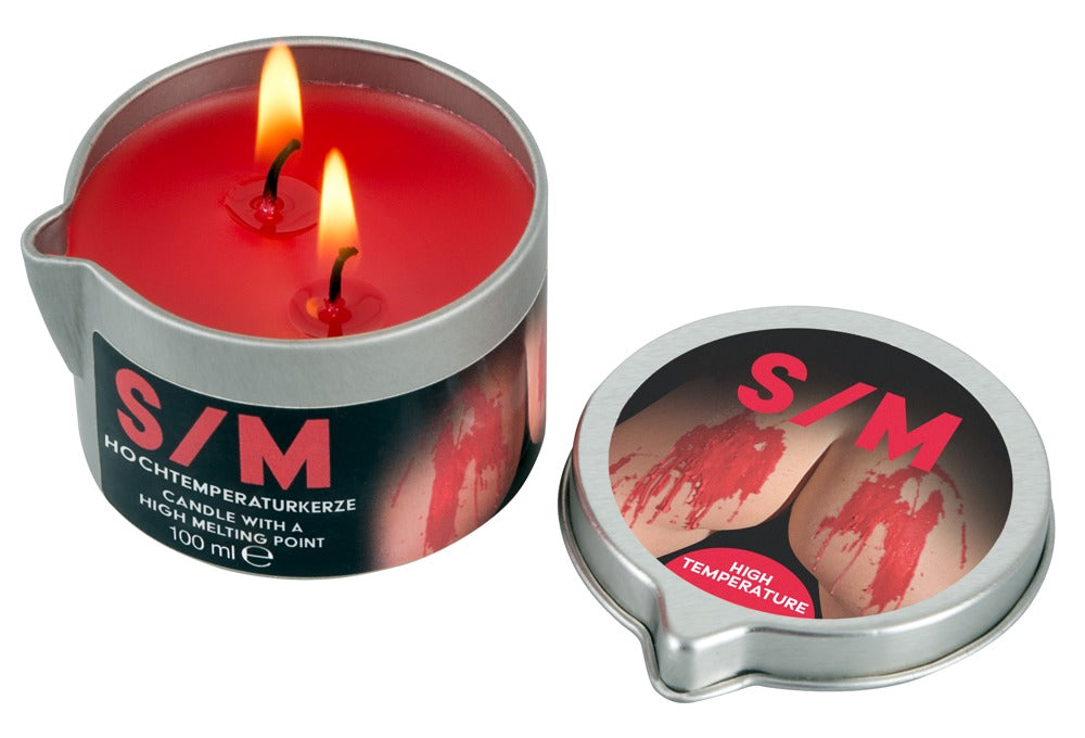 S/M Candle Hot · svíčka na hry s voskem, 100 ml