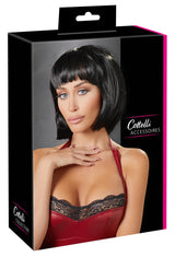 Cottelli Black Bob Wig · černá paruka mikádo