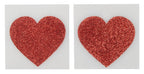 Cottelli Nipple Stickers Heart · třpytivé nálepky na bradavky
