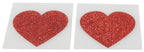 Cottelli Nipple Stickers Heart · třpytivé nálepky na bradavky